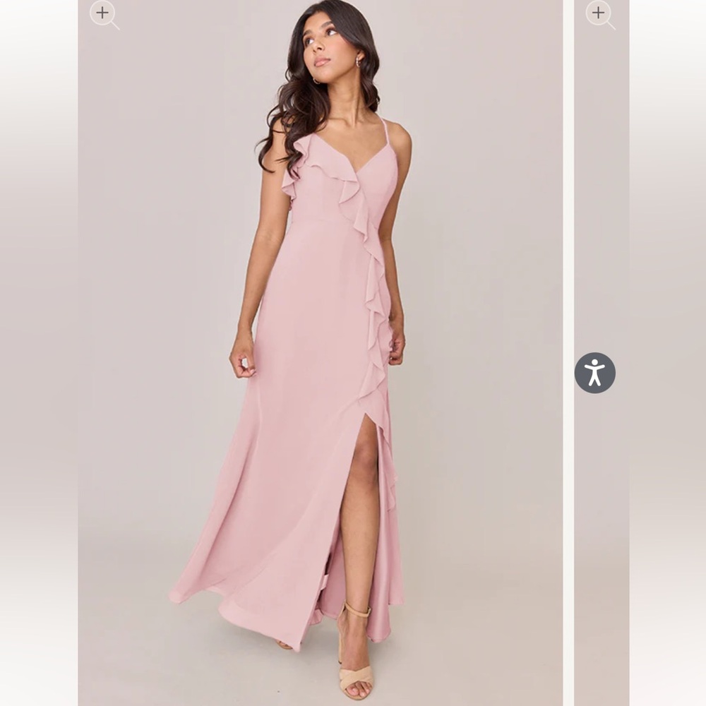 Revelry Paloma Chiffon Dress 0 (Bridesmaid)